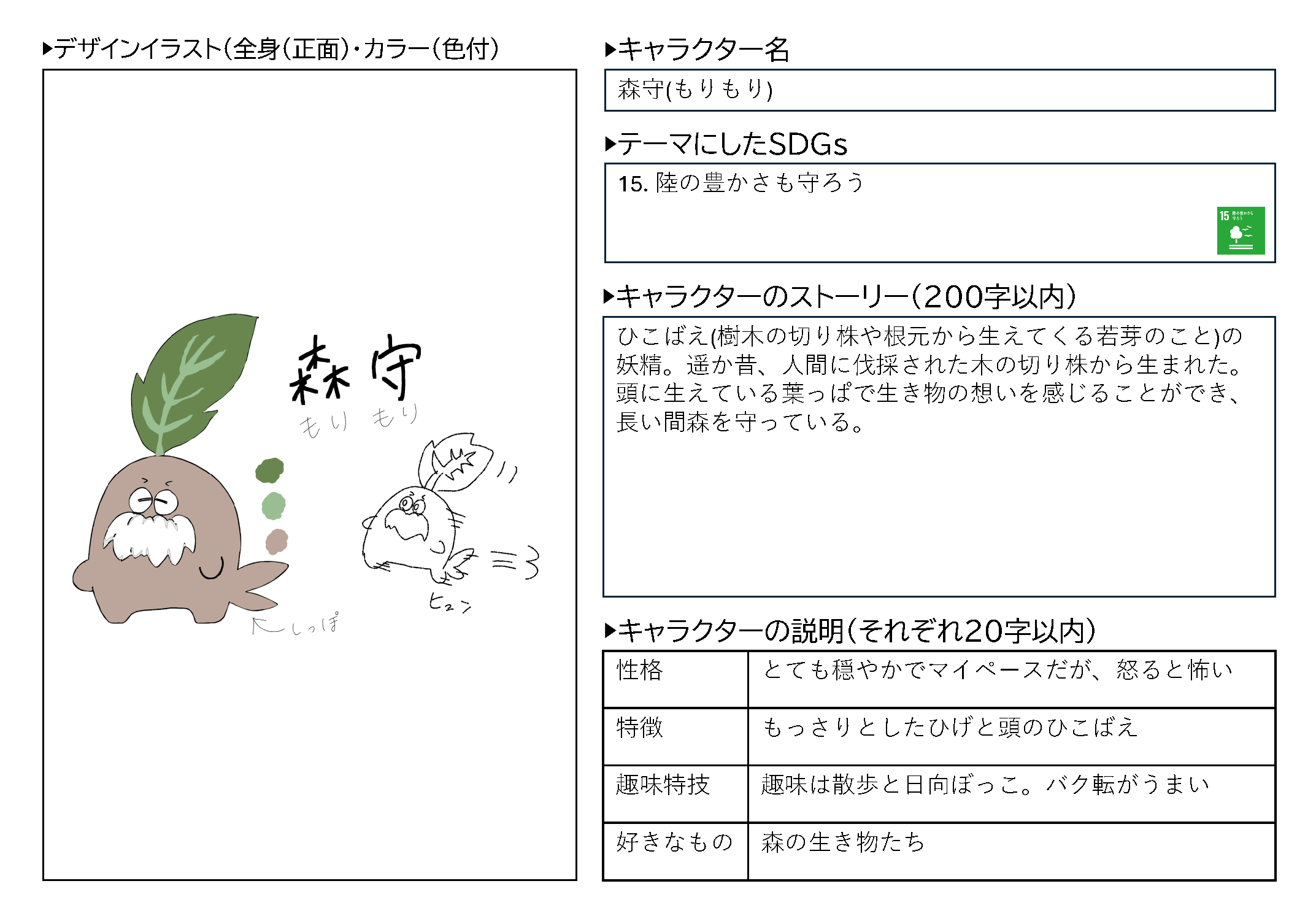 森守（もりもり）原画