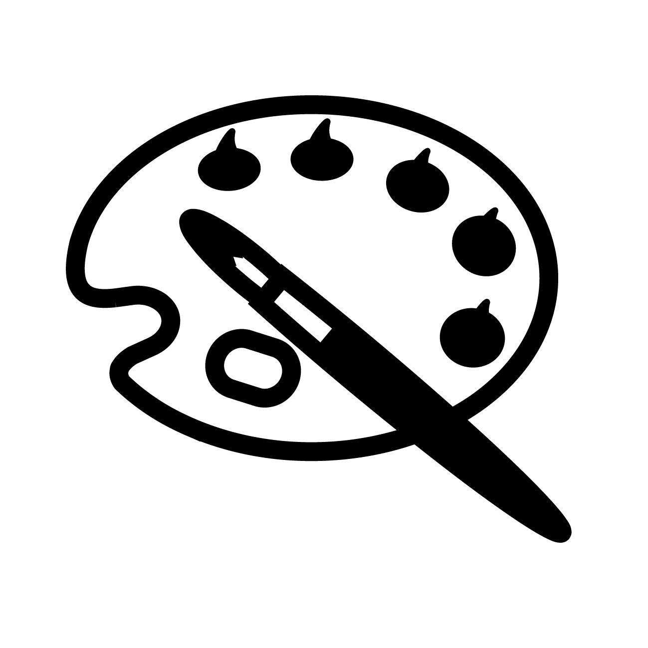 絵の具パレット